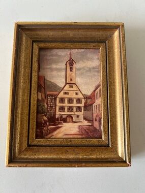 Miniature Oil Painting by artist Olgamalda von Strinnhunet